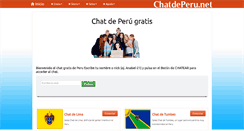 Desktop Screenshot of chatdeperu.net