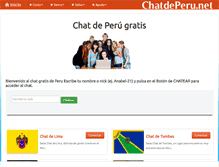 Tablet Screenshot of chatdeperu.net